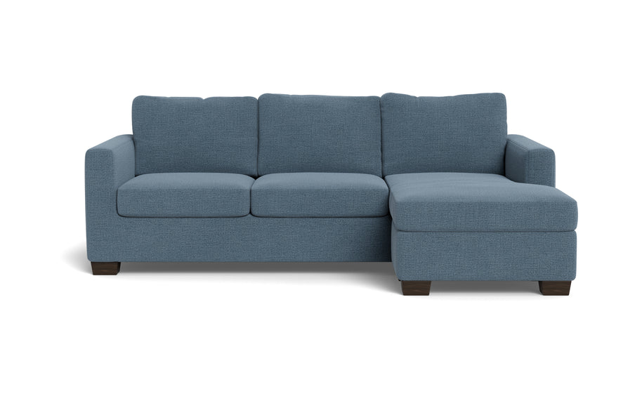 Abel Reversible Sleeper Sofa Chaise-Fabric Sofa-Elliot French Blue-MAK Modern