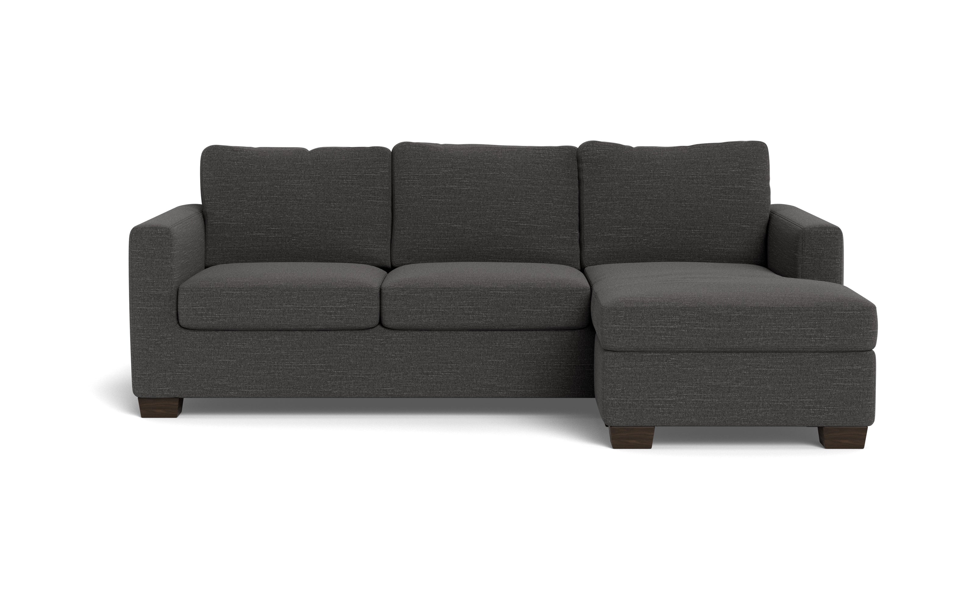 Abel Reversible Sleeper Sofa Chaise-Fabric Sofa-Curious Charcoal-MAK Modern