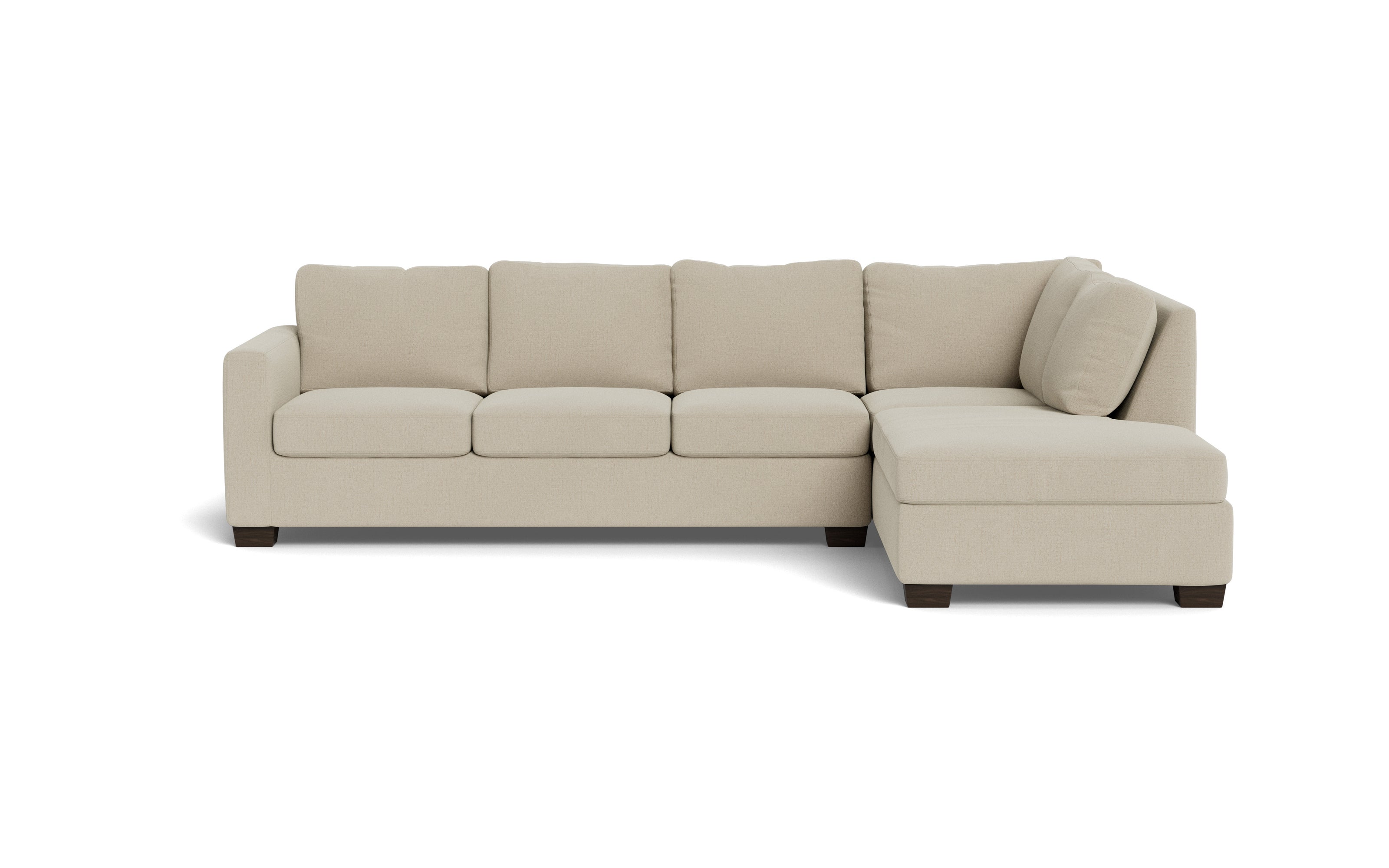 Abel Right Chaise Sectional-Fabric Sofa-Curious Pearl-MAK Modern