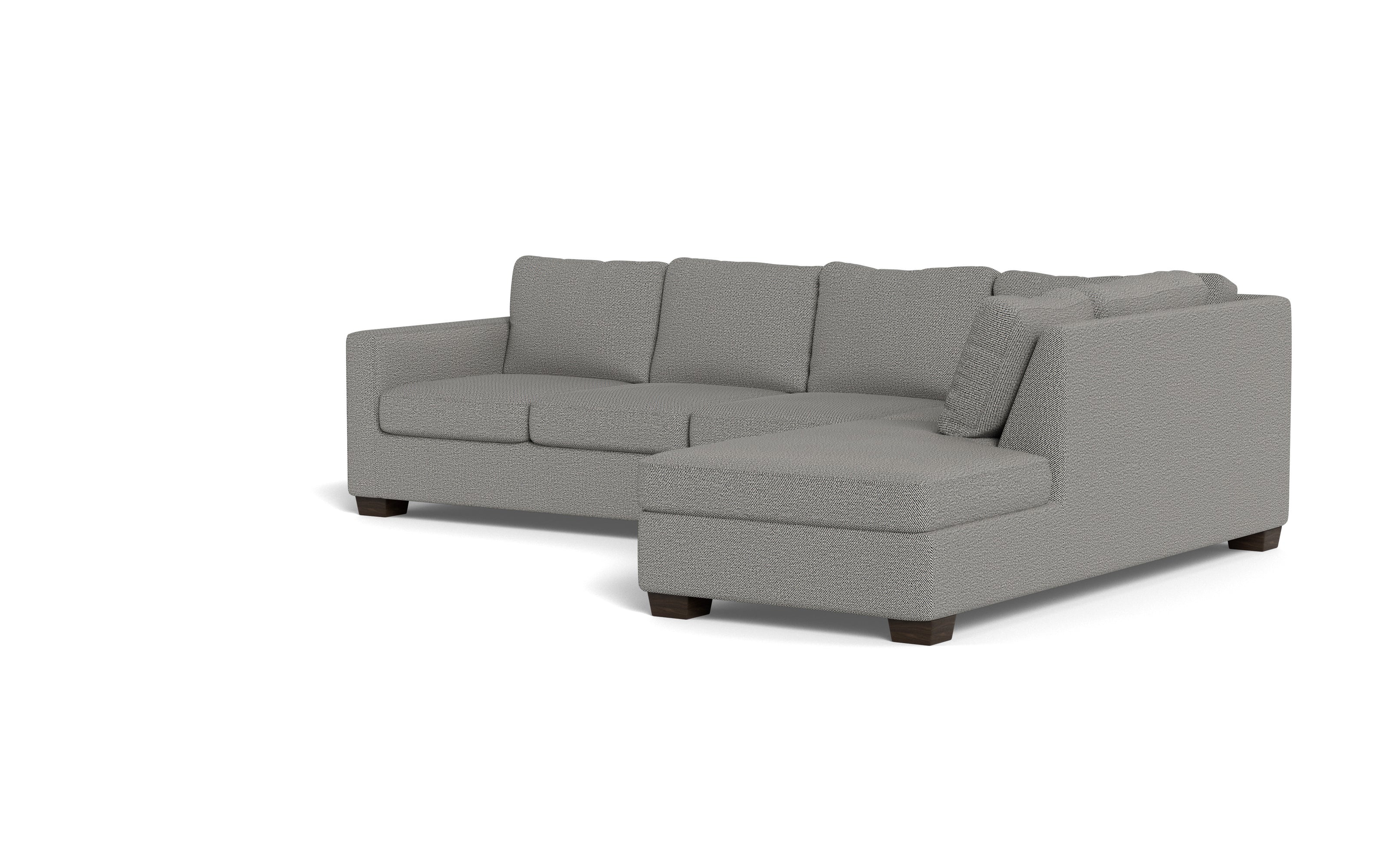 Abel Right Chaise Sectional-Fabric Sofa-Alley Pepper-MAK Modern