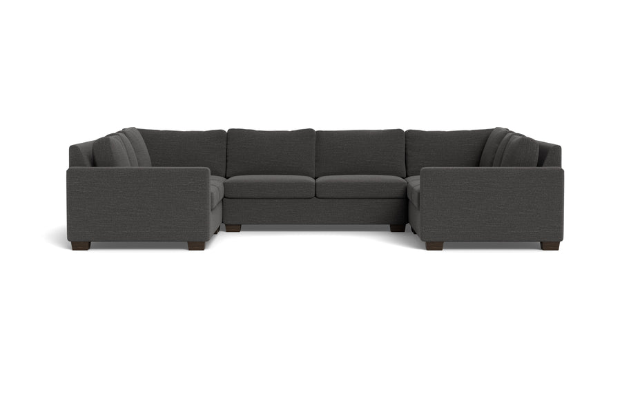 Abel U Sectional-Fabric Sofa-Curious Charcoal-MAK Modern