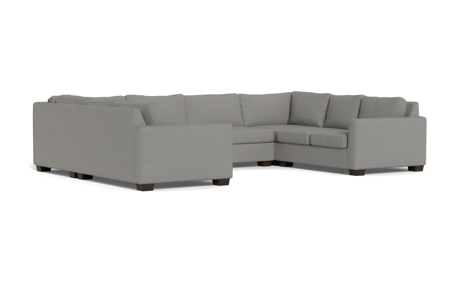 Abel U Sectional-Fabric Sofa-Alley Pepper-MAK Modern