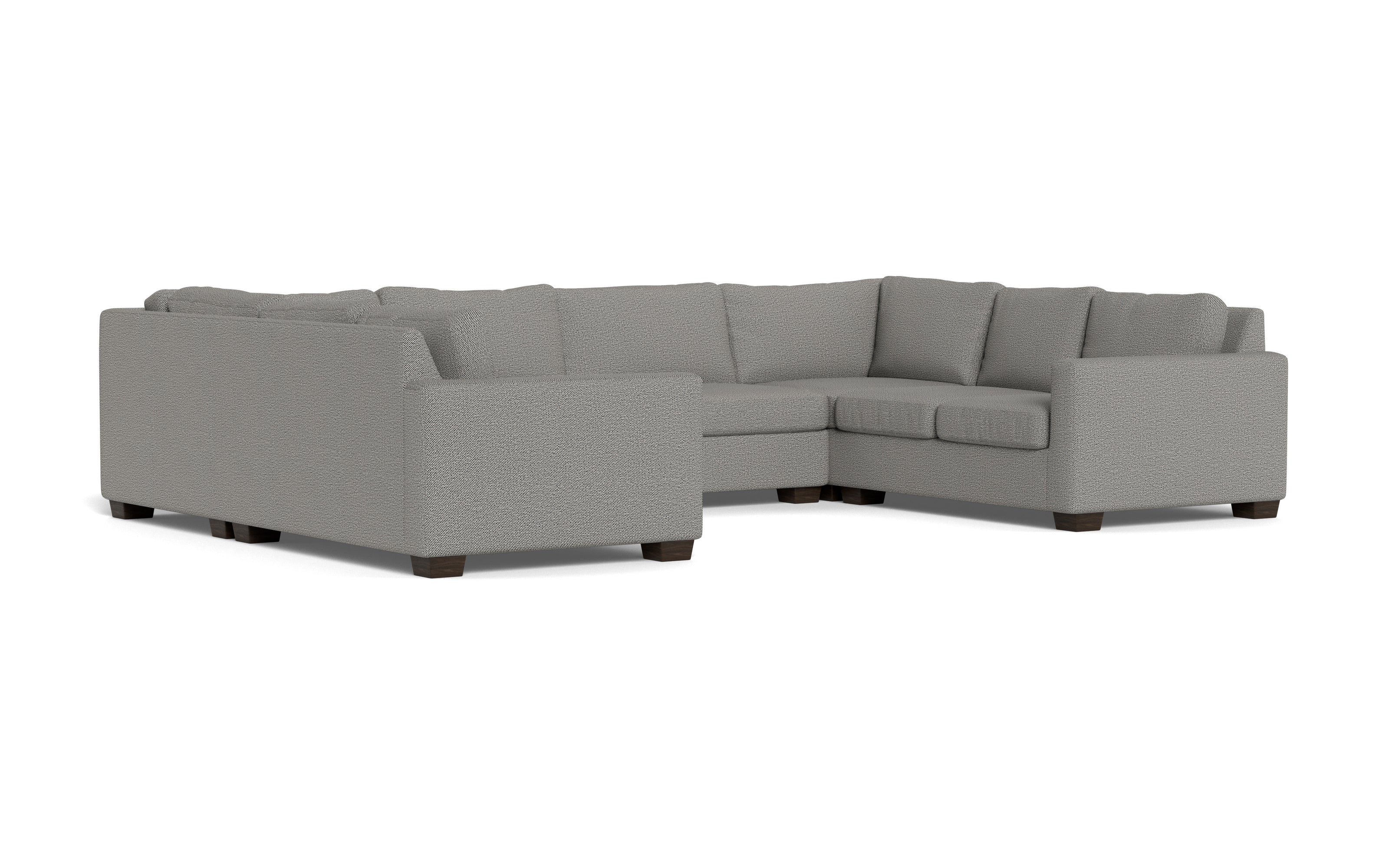Abel U Sectional-Fabric Sofa-Alley Pepper-MAK Modern