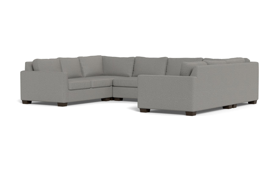 Abel U Sectional-Fabric Sofa-Alley Pepper-MAK Modern