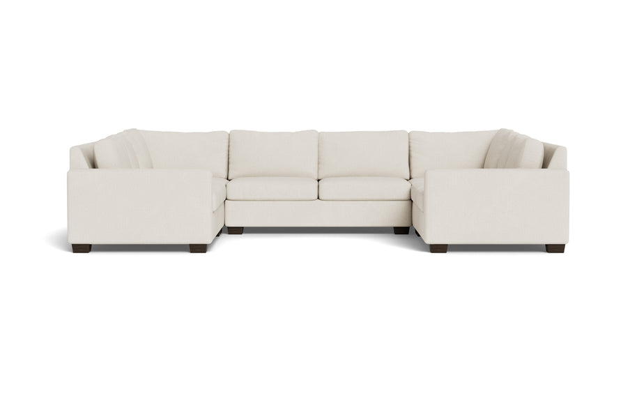 Abel U Sectional-Fabric Sofa-Curious Snow-MAK Modern