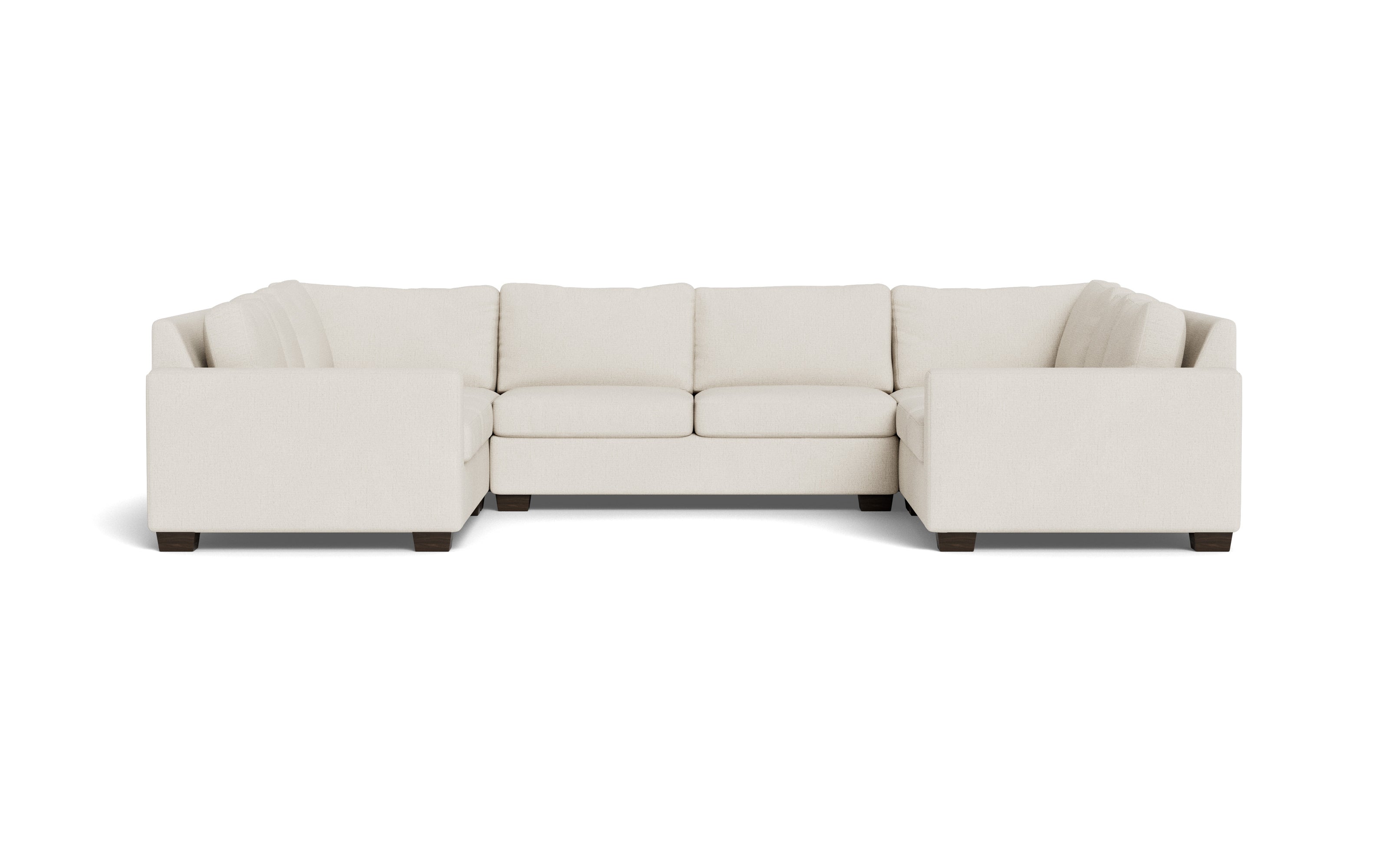 Abel U Sectional-Fabric Sofa-Curious Snow-MAK Modern