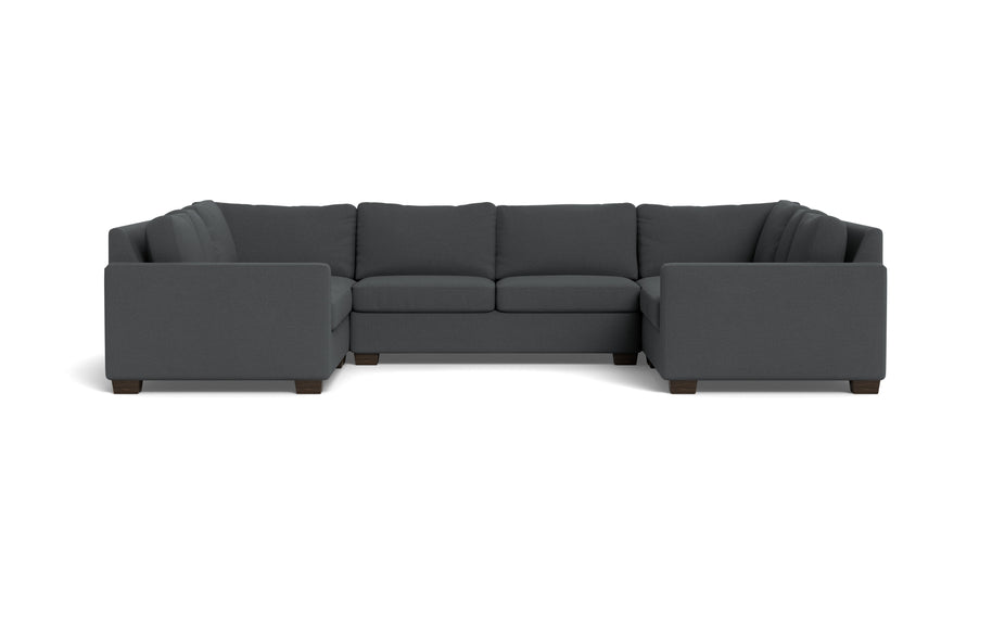 Abel U Sectional-Fabric Sofa-Peyton Pepper-MAK Modern