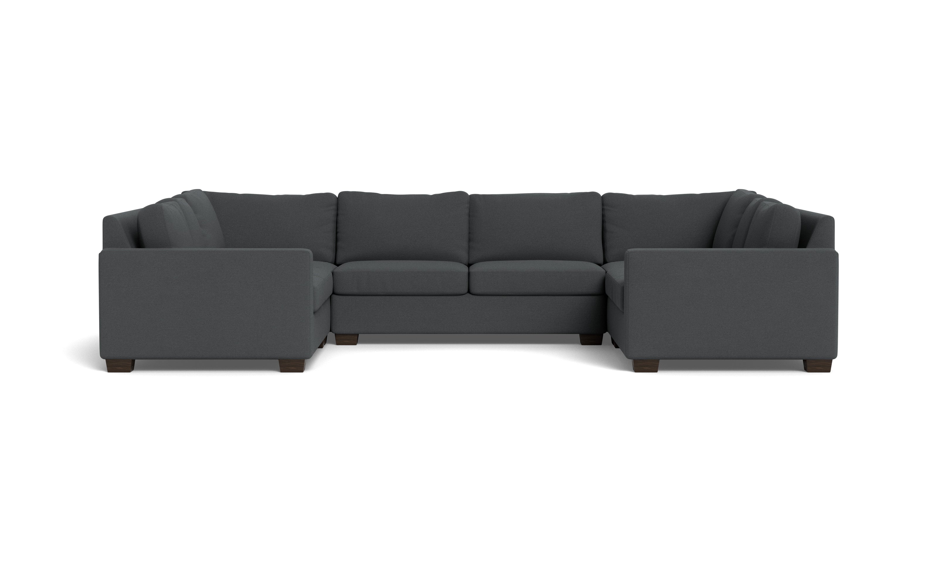 Abel U Sectional-Fabric Sofa-Peyton Pepper-MAK Modern