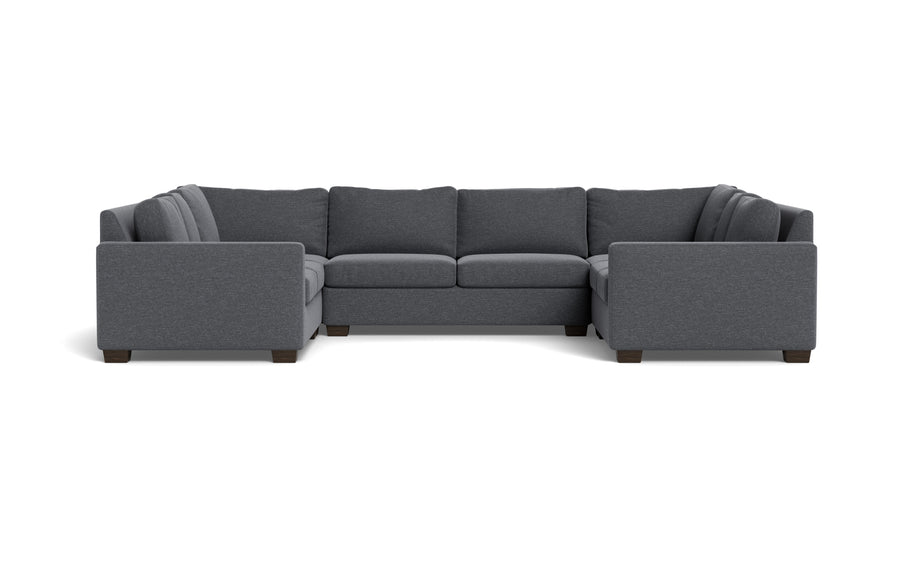 Abel U Sectional-Fabric Sofa-Bennett Charcoal-MAK Modern