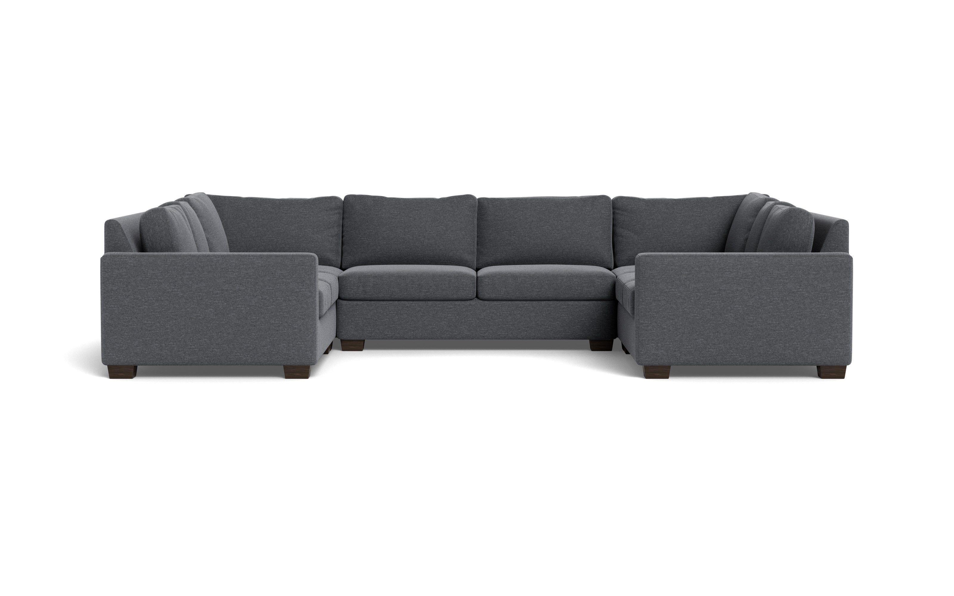 Abel U Sectional-Fabric Sofa-Bennett Charcoal-MAK Modern