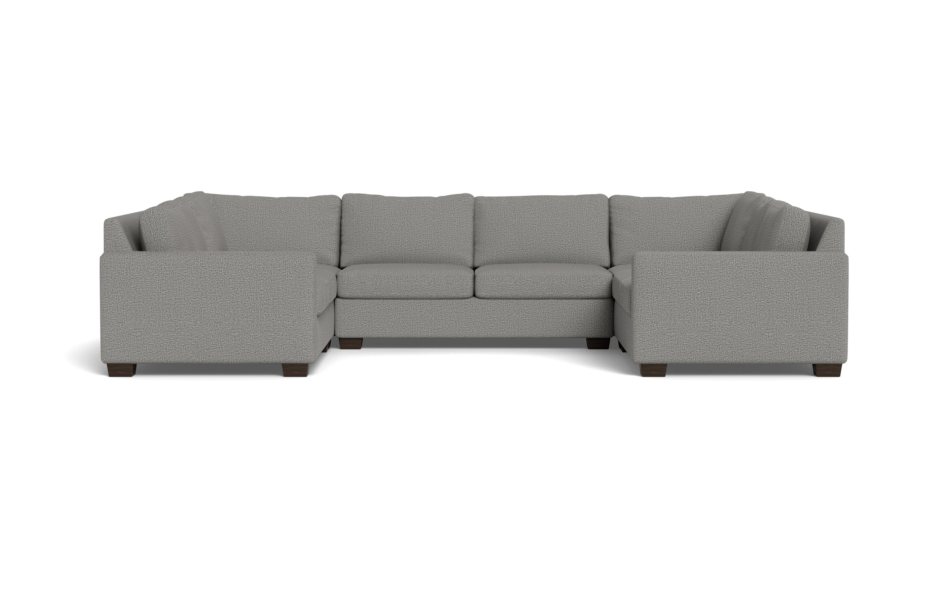 Abel U Sectional-Fabric Sofa-Alley Pepper-MAK Modern