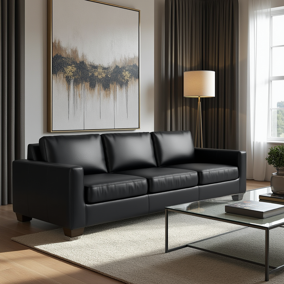 Abel Leather Sofa