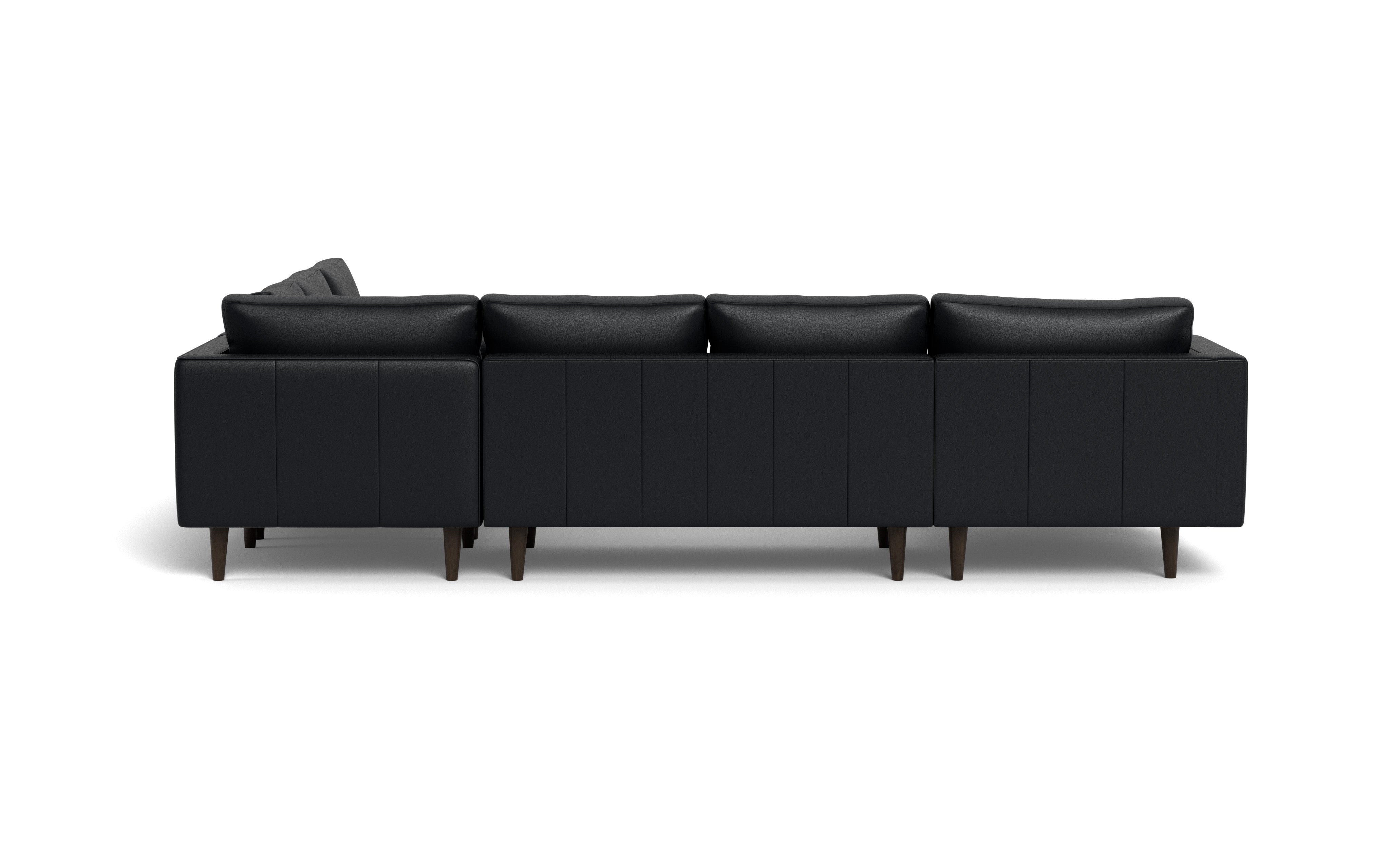 Ayden Leather Corner Sectionals With Left Chaise