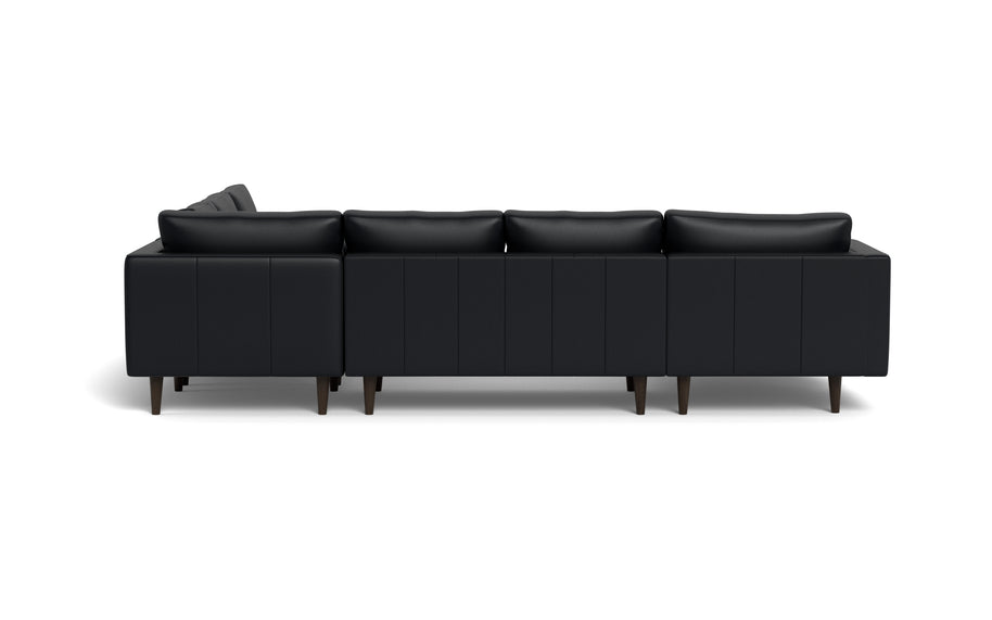 Ayden Leather Corner Sectionals With Left Chaise