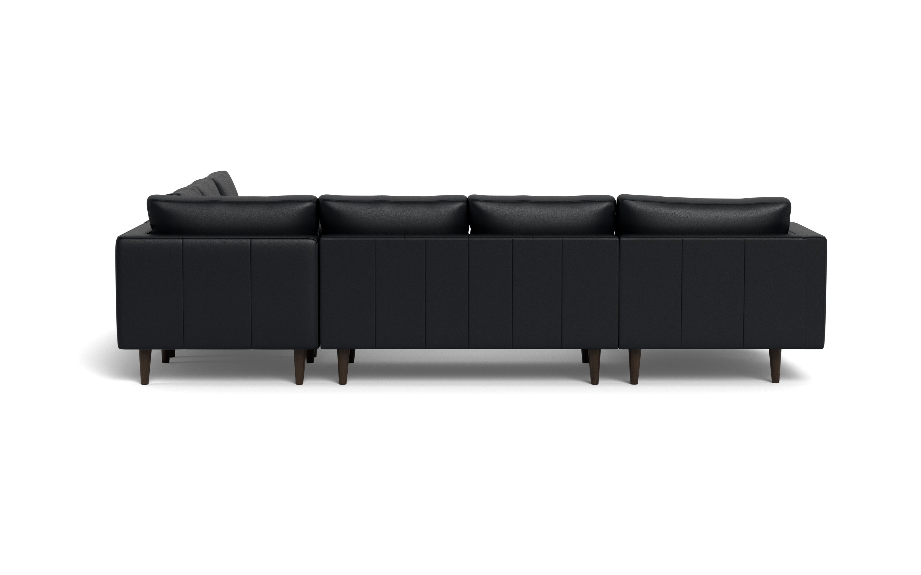 Ayden Leather Corner Sectionals With Left Chaise