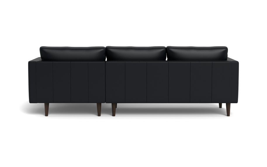 Ayden Leather Right Chaise Sectional