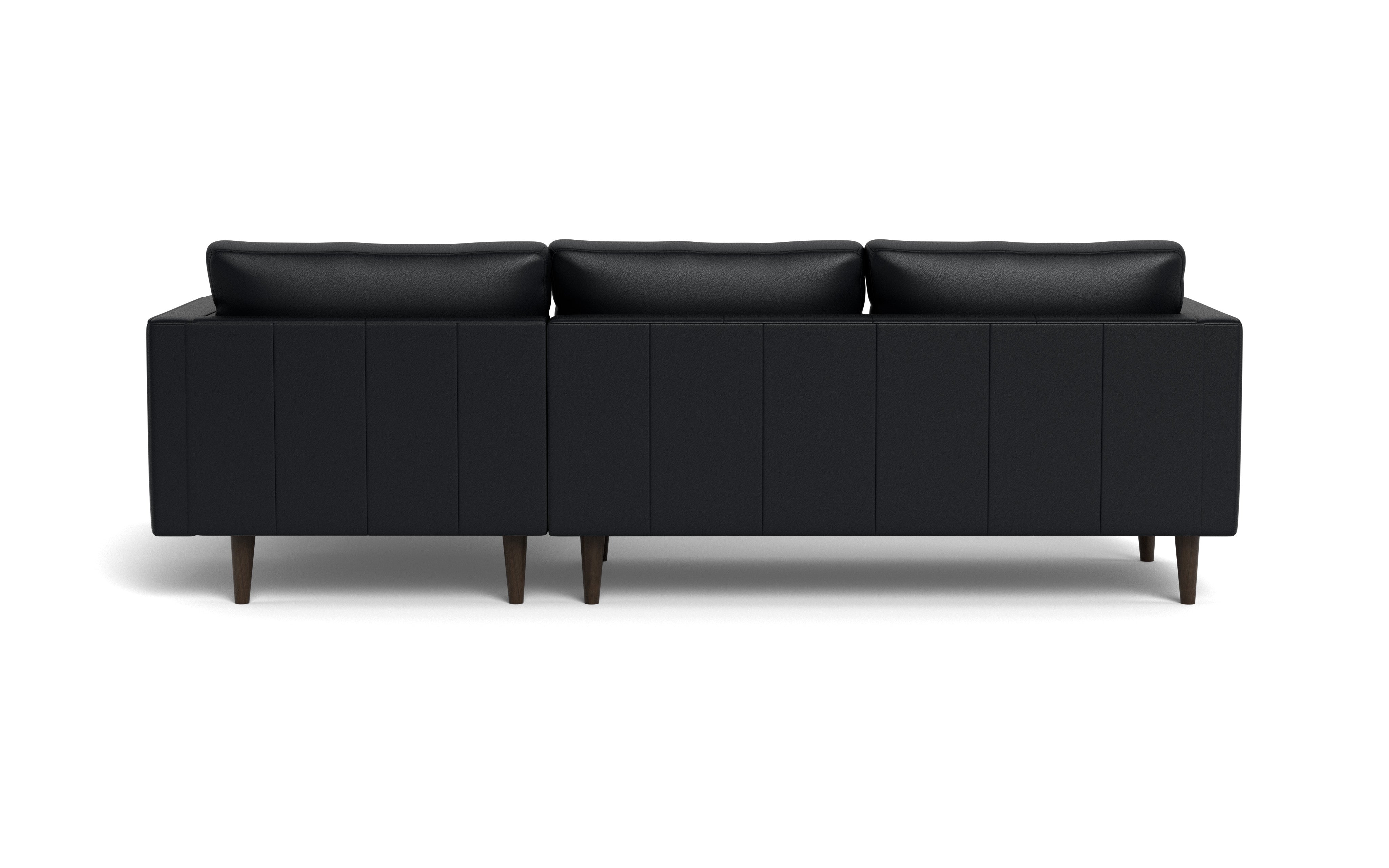 Ayden Leather Right Chaise Sectional