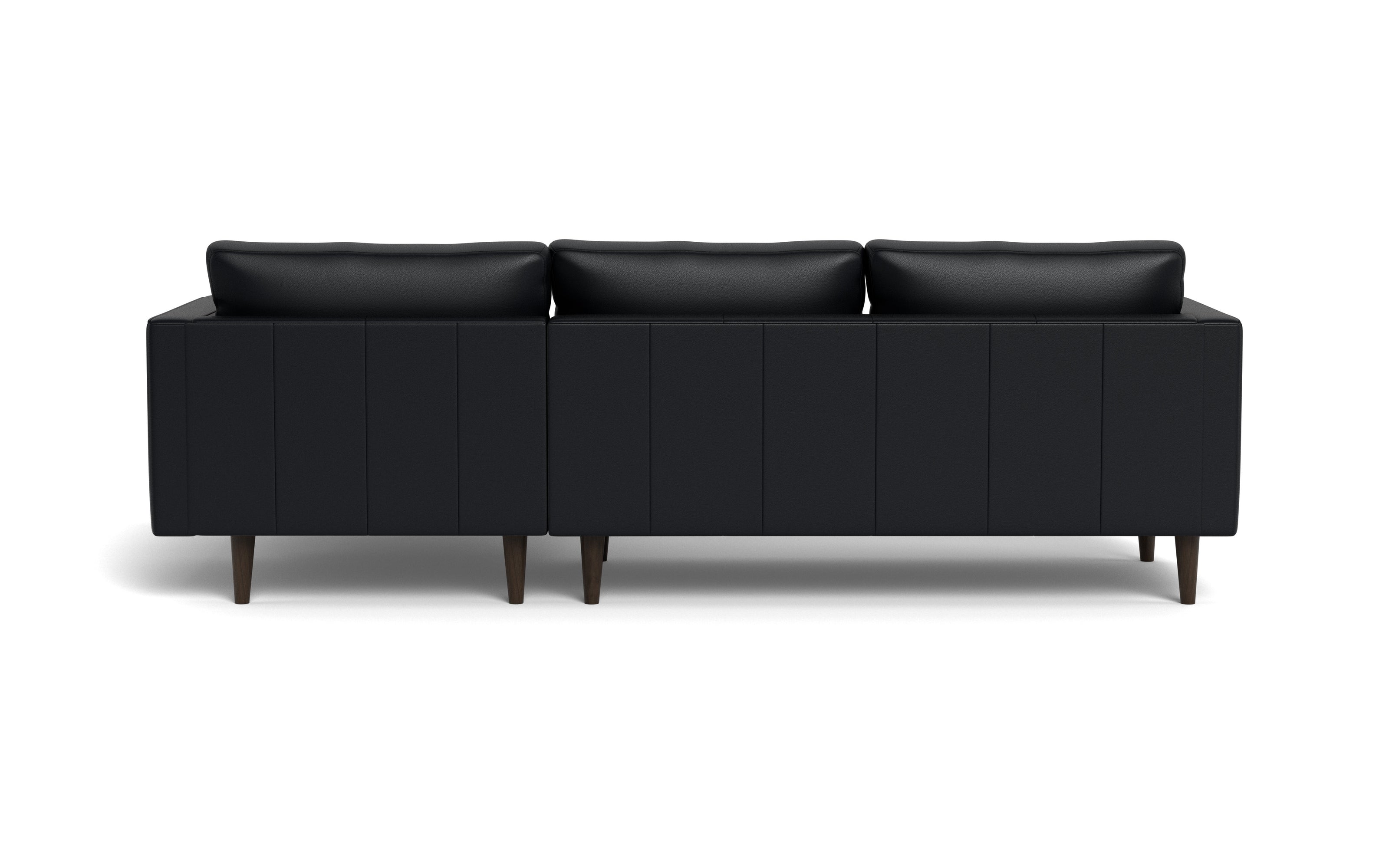 Ayden Leather Right Chaise Sectional