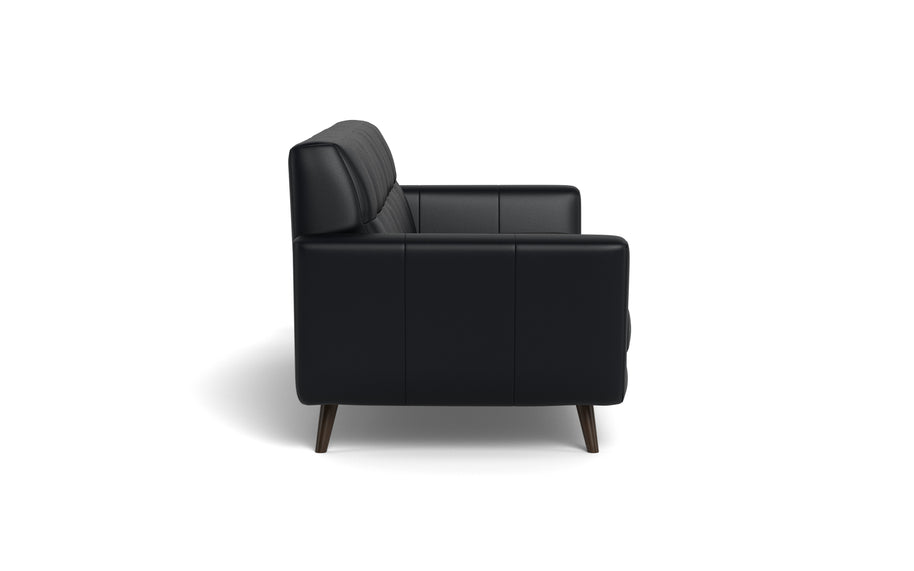 High Level Estate Leather Sofa-Leather Sofa-Tribeca Black Leather-MAK Modern