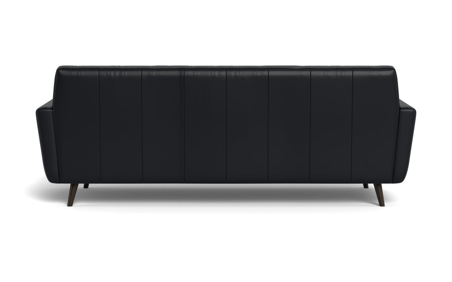 High Level Estate Leather Sofa-Leather Sofa-Tribeca Black Leather-MAK Modern