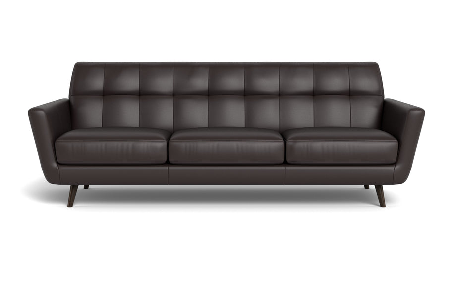 High Level Estate Leather Sofa-Leather Sofa-Tribeca Quarry Leather-MAK Modern
