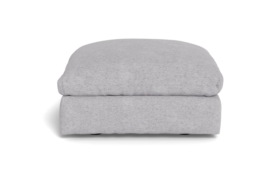 Jaycee Ottoman-Travis Pewter-MAK Modern