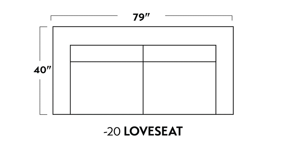Jaycee Loveseat-Fabric Sofa-Elliot Dove-MAK Modern