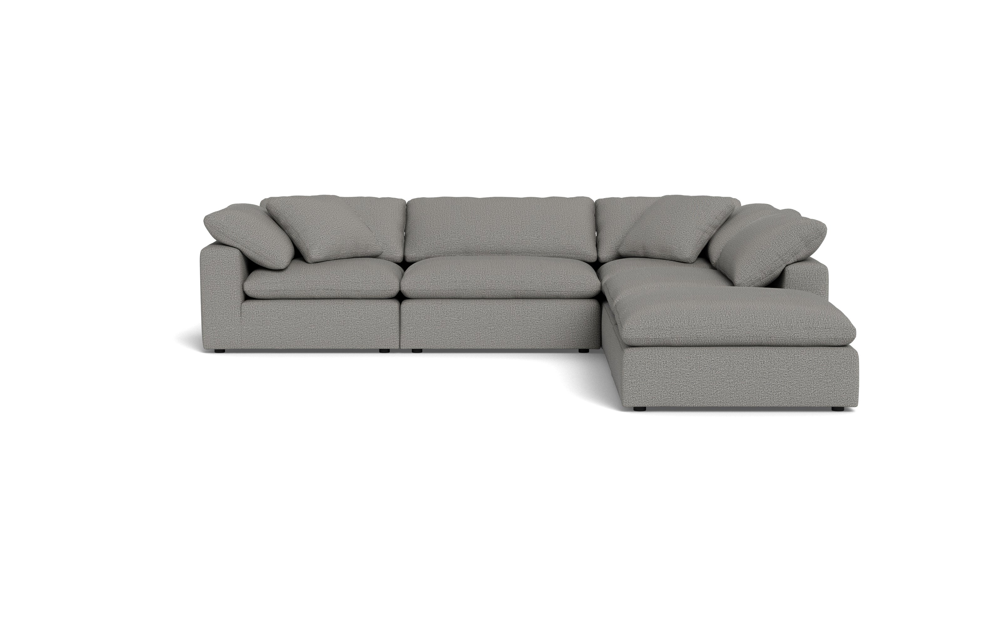Kooper Modular Sectional w Ottoman-Fabric Sectional-Alley Pepper-MAK Modern