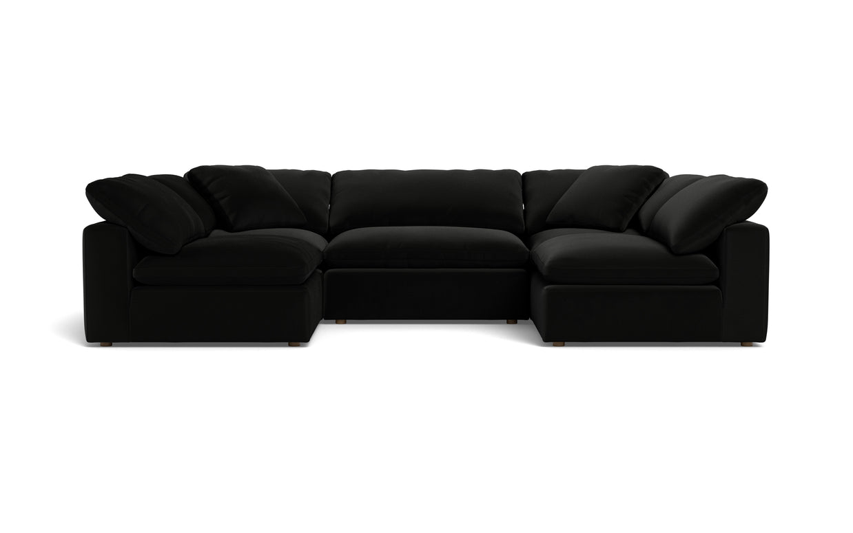 Kooper U Sectional-Superb Gun Metal-MAK Modern