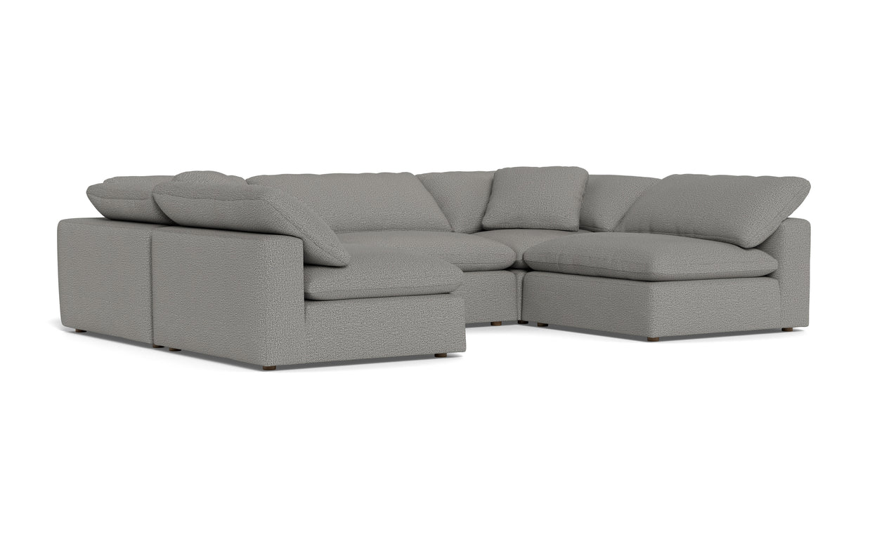 Kooper U Sectional-Alley Pepper-MAK Modern