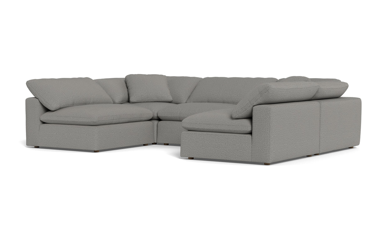 Kooper U Sectional-Alley Pepper-MAK Modern