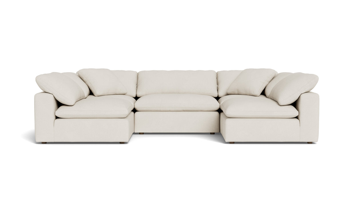 Kooper U Sectional-Curious Snow-MAK Modern