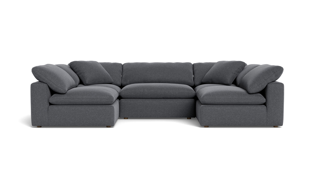 Kooper U Sectional-Bennett Charcoal-MAK Modern