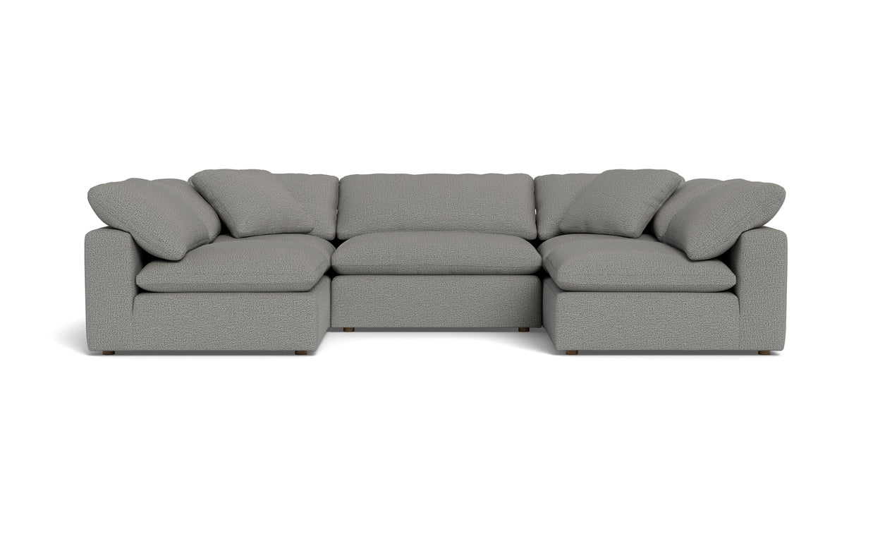 Kooper U Sectional-Alley Pepper-MAK Modern