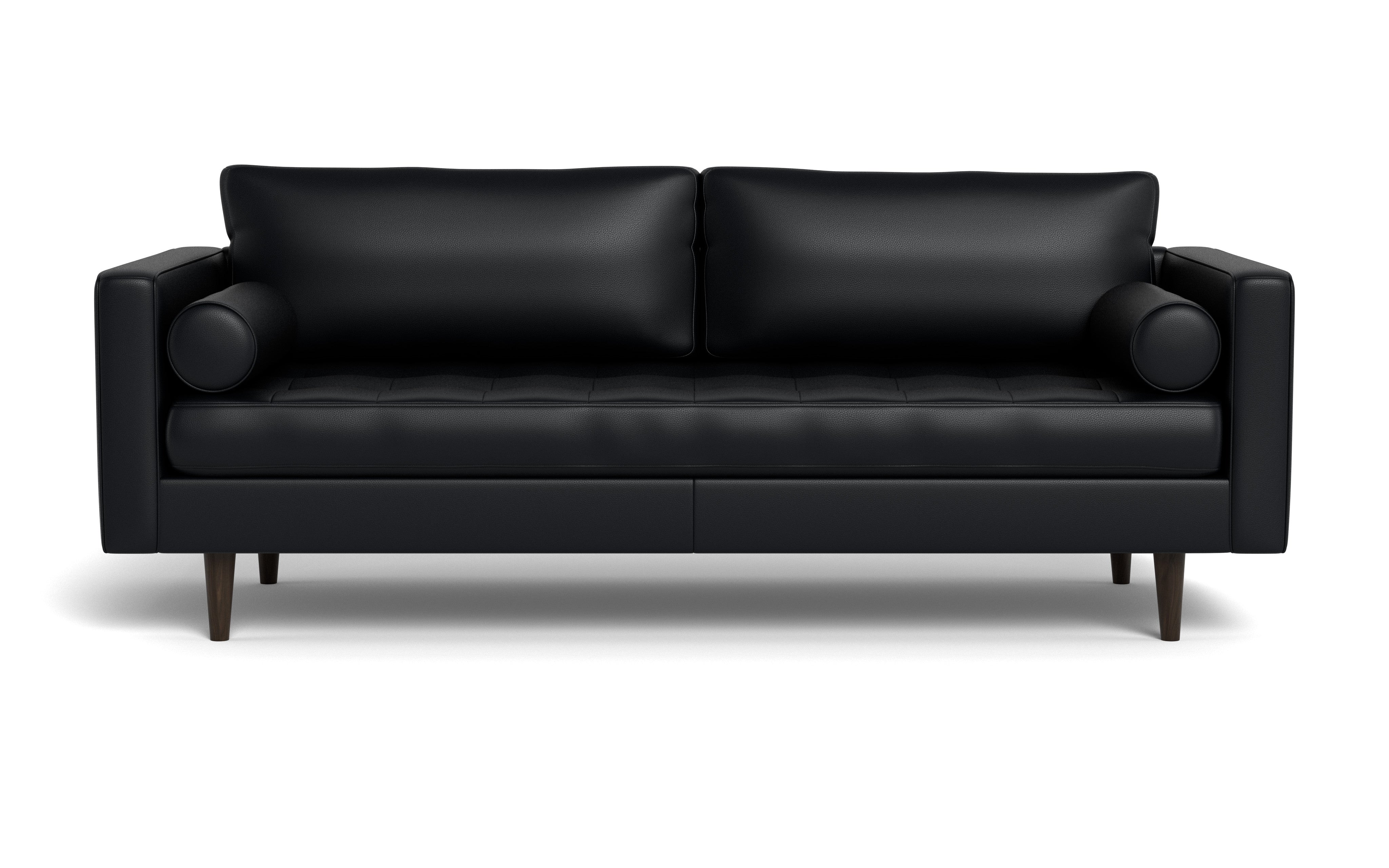 Ayden Leather Sofa-Leather Sofa-Tribeca Black Leather-MAK Modern