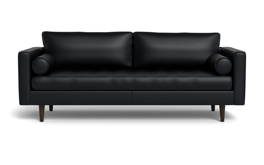 Ayden Leather Sofa-Leather Sofa-Tribeca Black Leather-MAK Modern