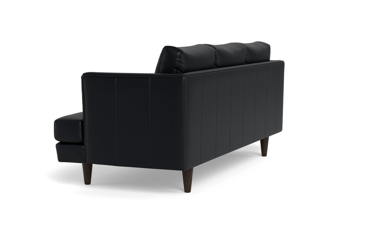 Skyline Leather Sofa-Leather Sofa-Tribeca Black Leather-MAK Modern