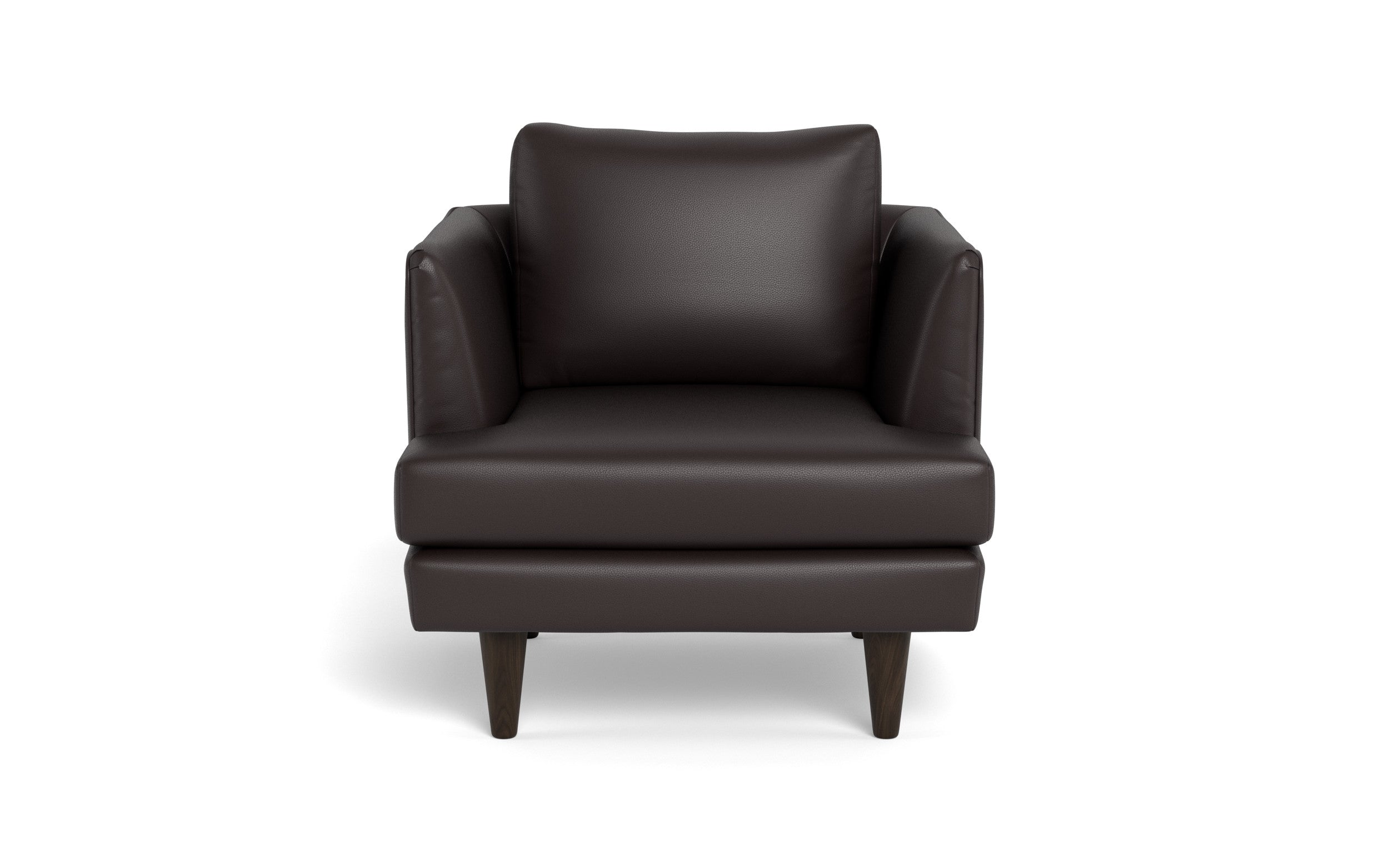 Skyline Leather Arm Chair-Leather Sofa-Tribeca Quarry Leather-MAK Modern