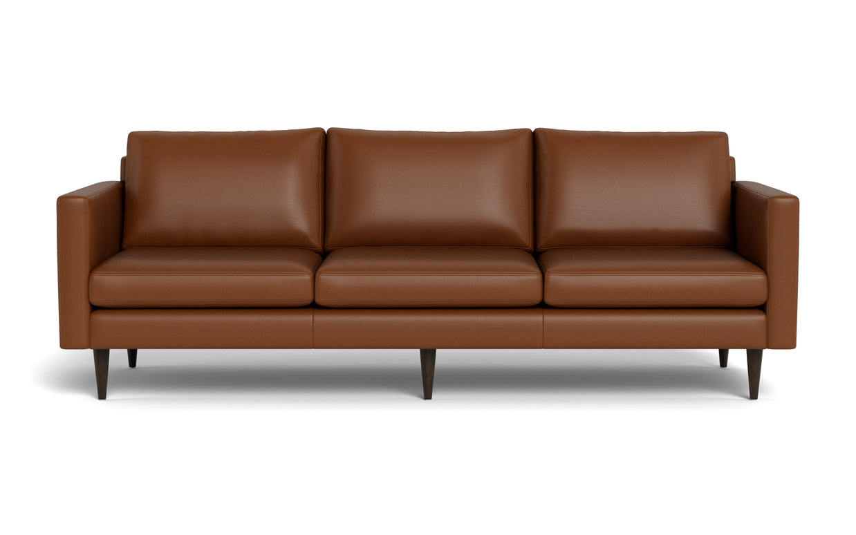 Maverick Leather Sofa-Leather Sofa-Tribeca Chestnut Leather-MAK Modern
