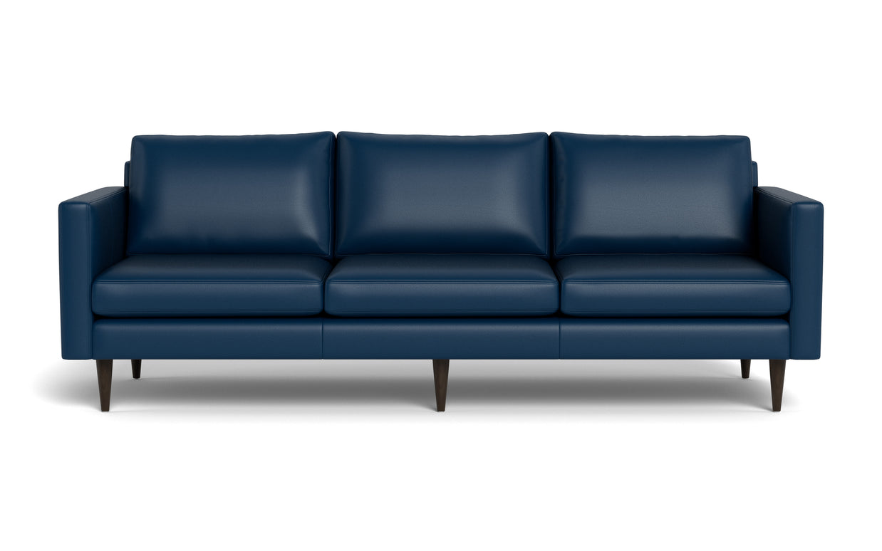 Maverick Leather Sofa-Leather Sofa-Tribeca Cobalt-MAK Modern