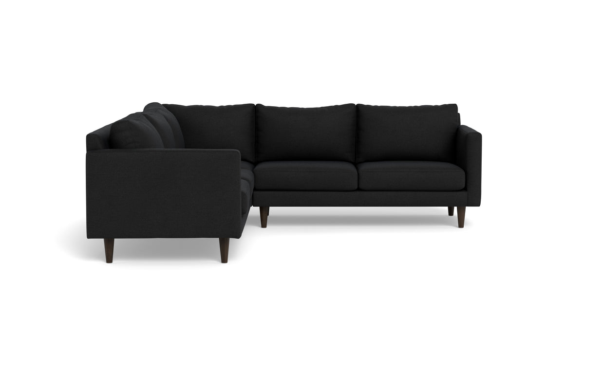 Maverick Corner Sectional-Fabric Sectional-Merit Onyx-MAK Modern