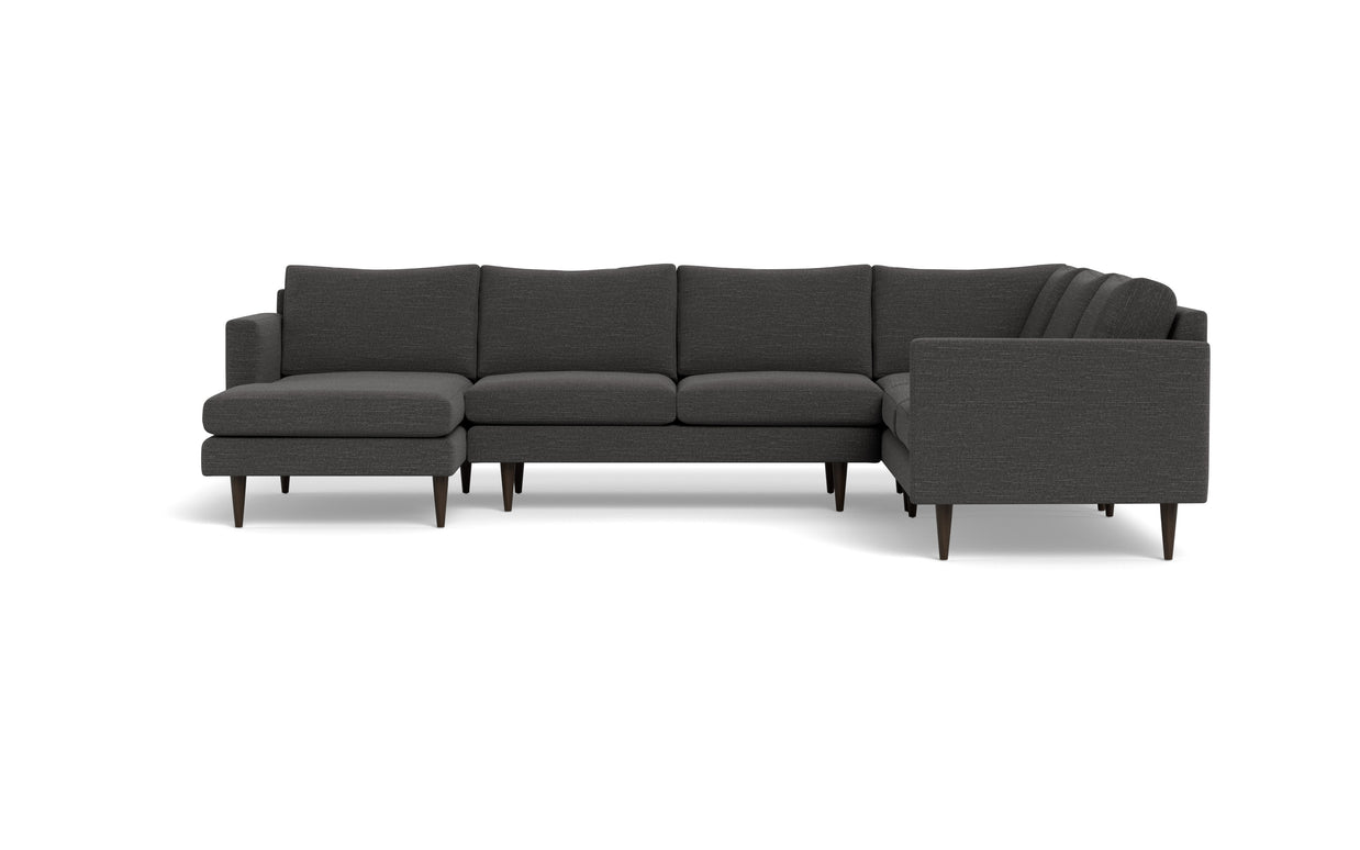 Maverick Corner Sectional With Left Chaise-Fabric Sectional-Curious Charcoal-MAK Modern