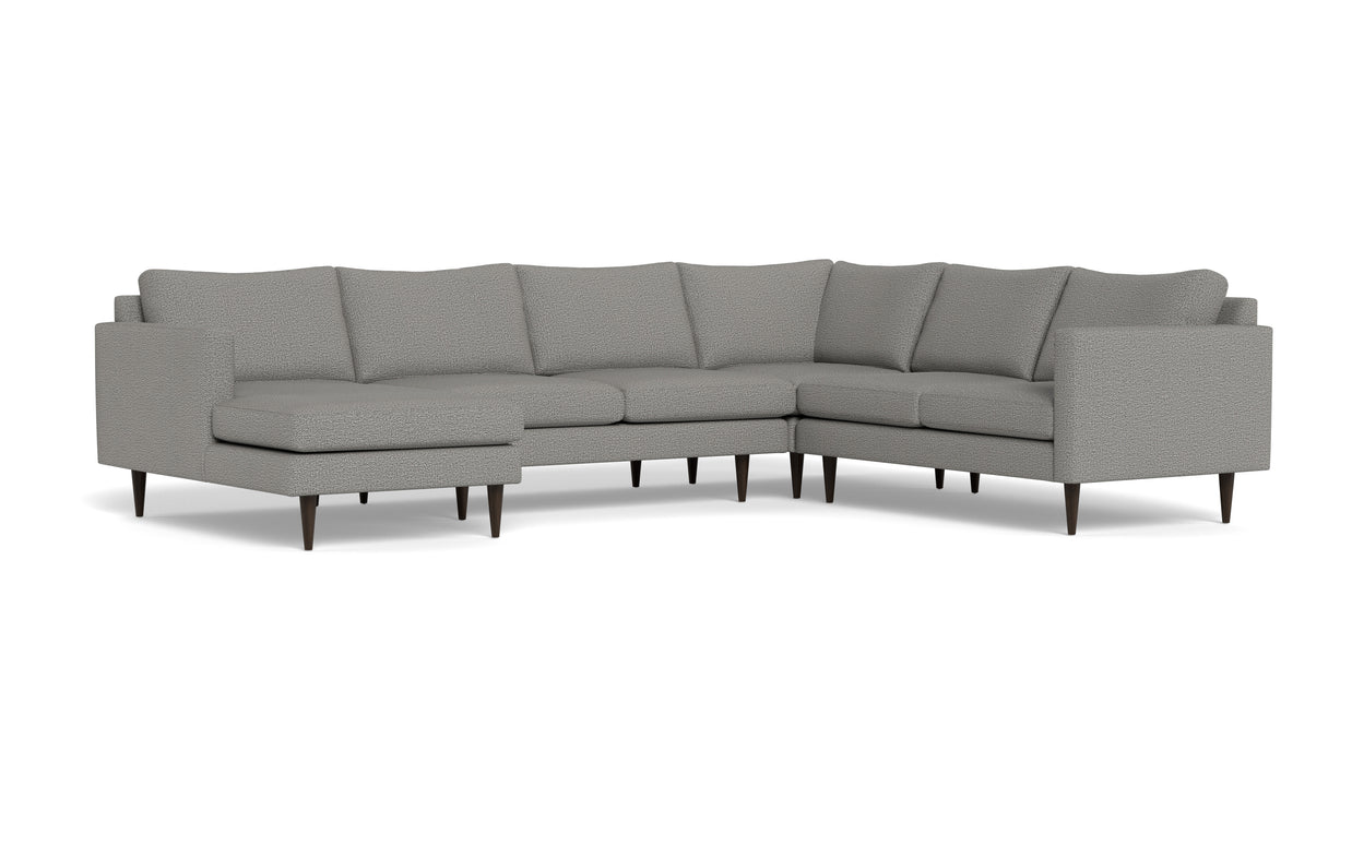 Maverick Corner Sectional With Left Chaise-Fabric Sectional-Alley Pepper-MAK Modern