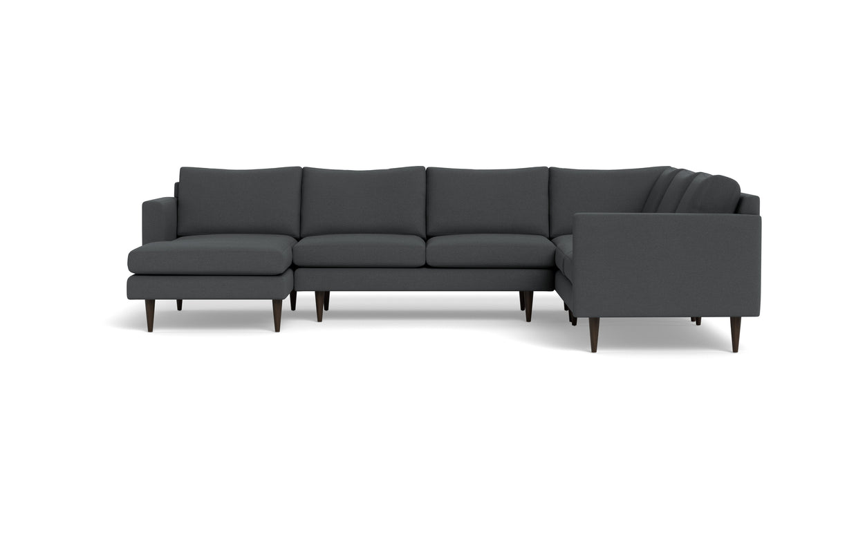 Maverick Corner Sectional With Left Chaise-Fabric Sectional-Peyton Pepper-MAK Modern