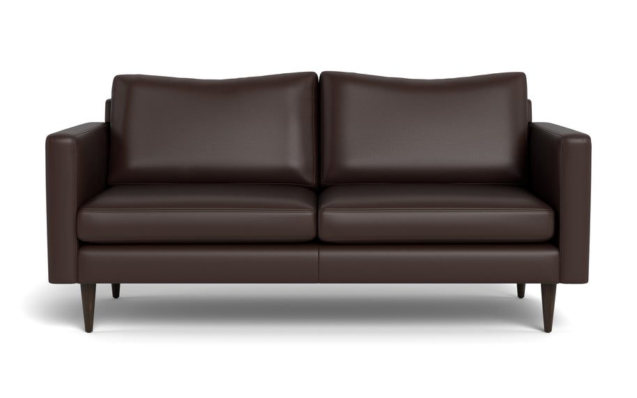 Maverick Leather Apartment Sofa-Fabric Sectional-Tribeca Espresso Leather-MAK Modern