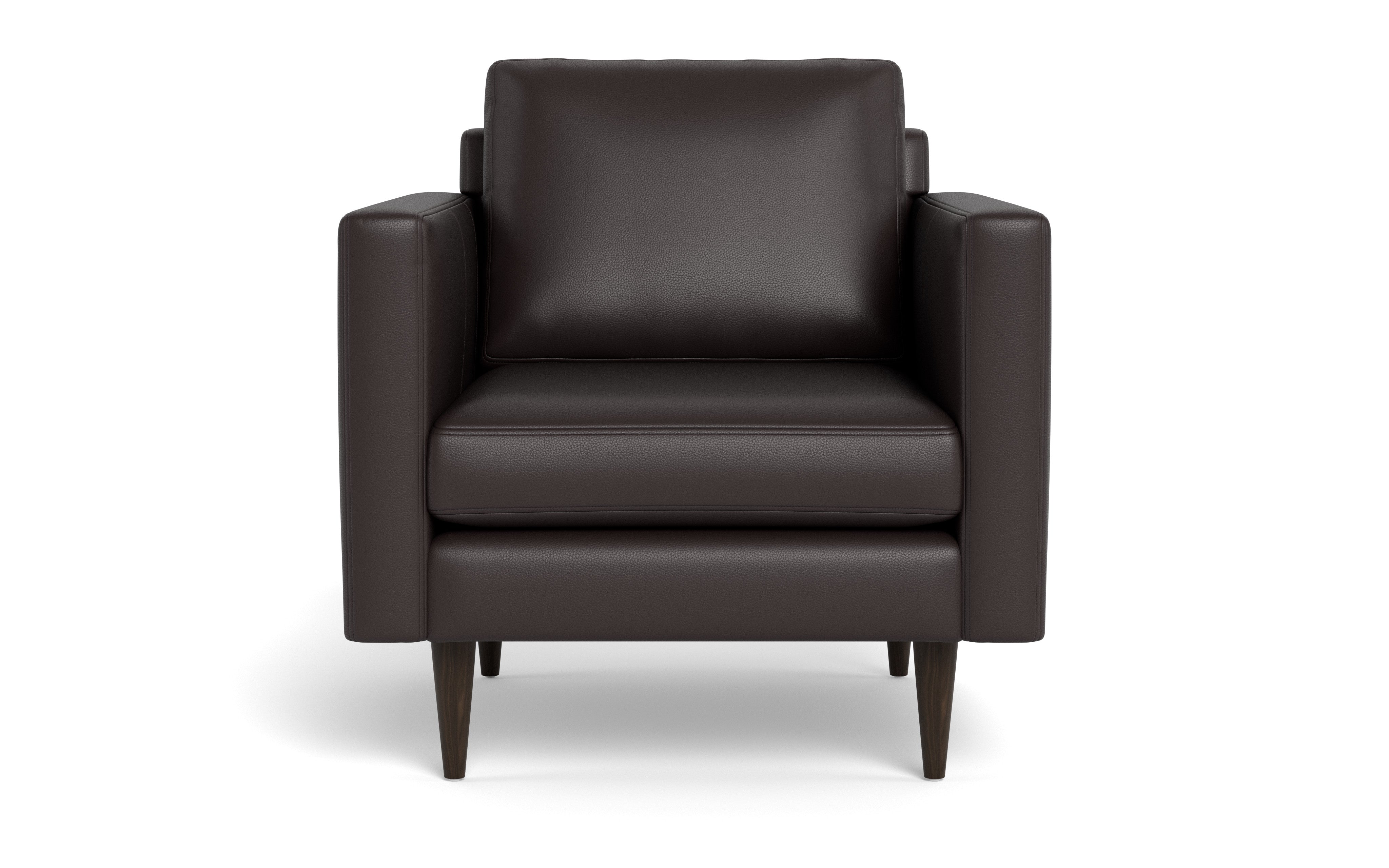 Maverick Leather Arm Chair-Fabric Sectional-Tribeca Quarry Leather-MAK Modern