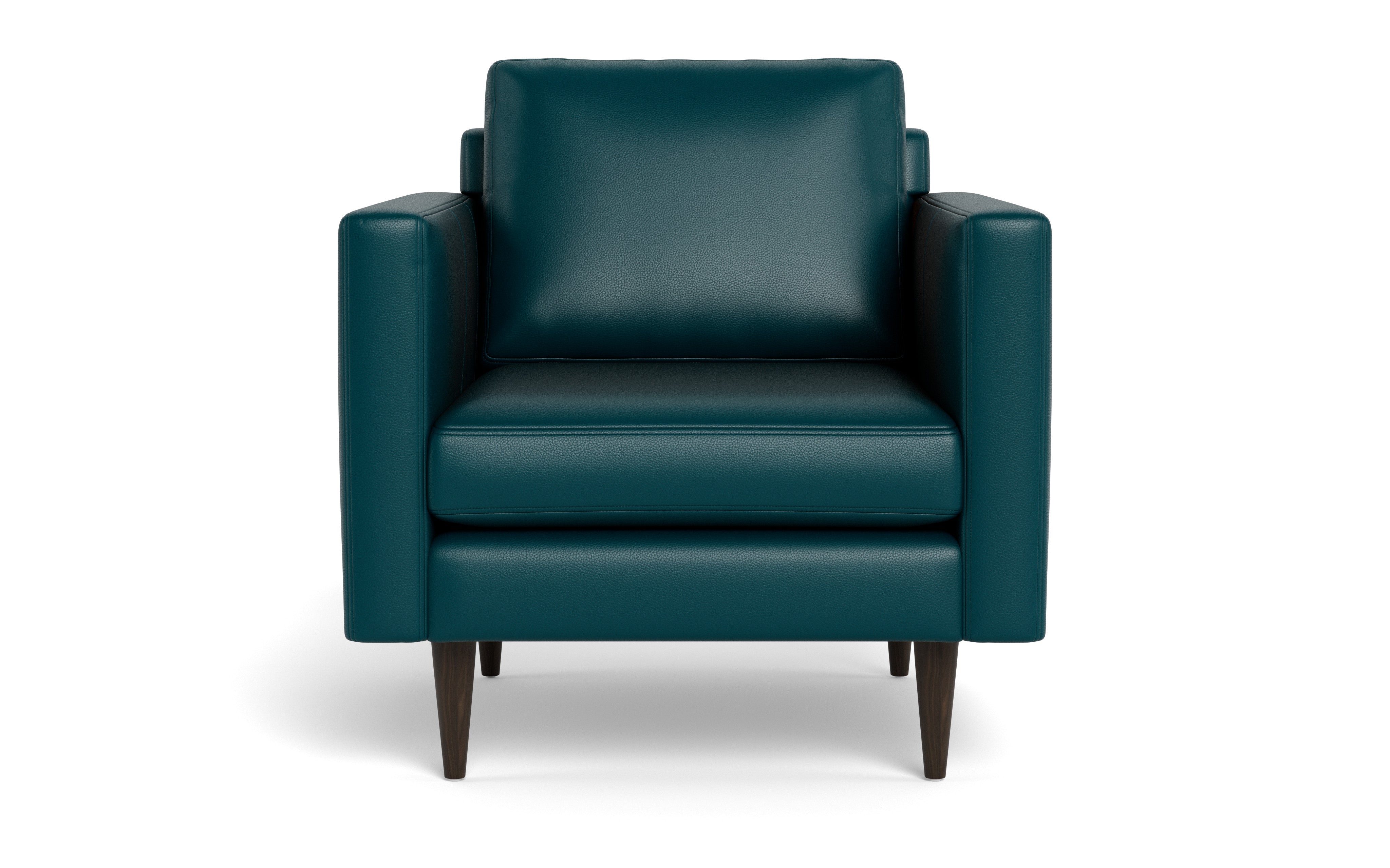 Maverick Leather Arm Chair-Fabric Sectional-Tribeca Lagoon-MAK Modern