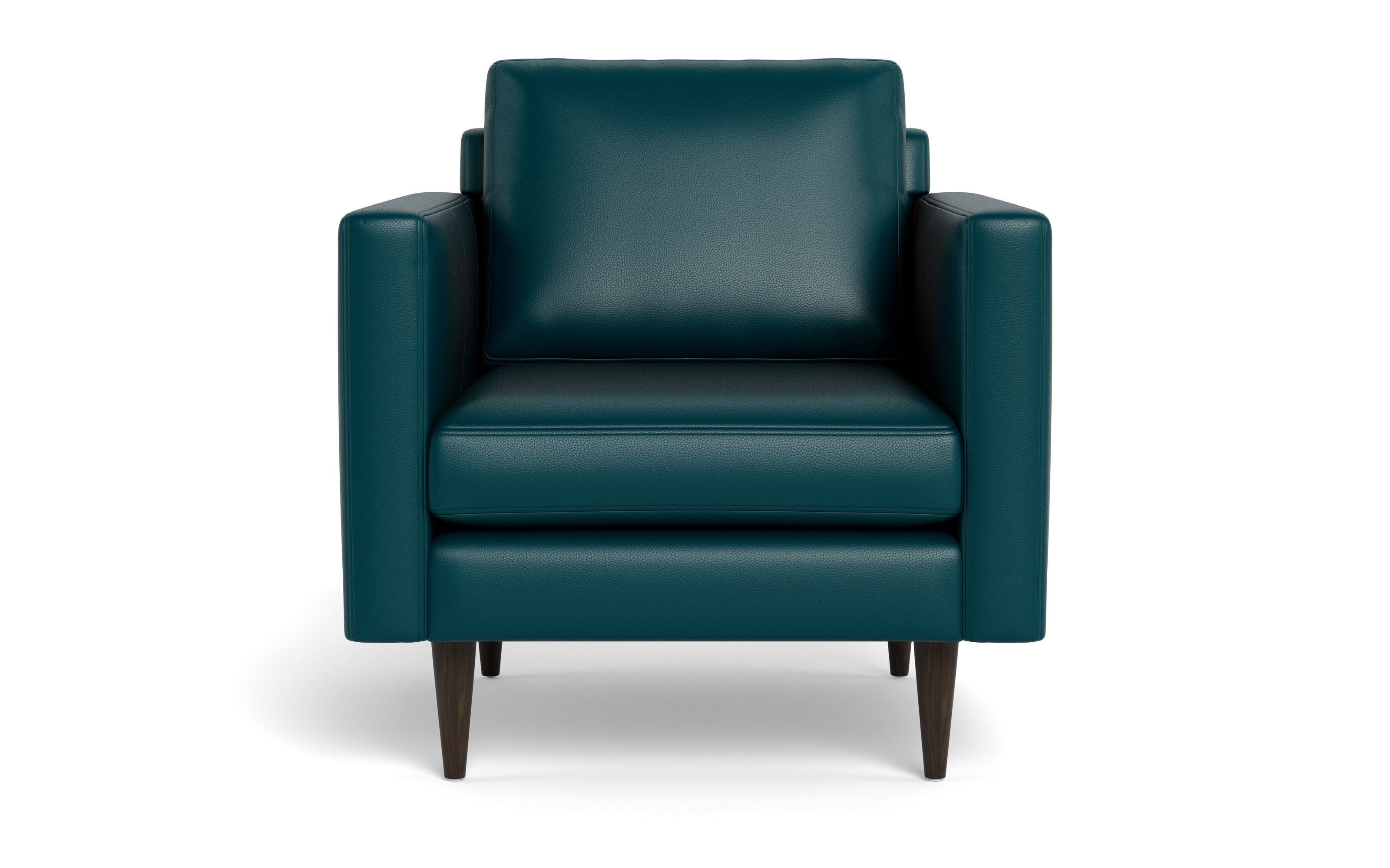 Maverick Leather Arm Chair-Fabric Sectional-Tribeca Lagoon-MAK Modern