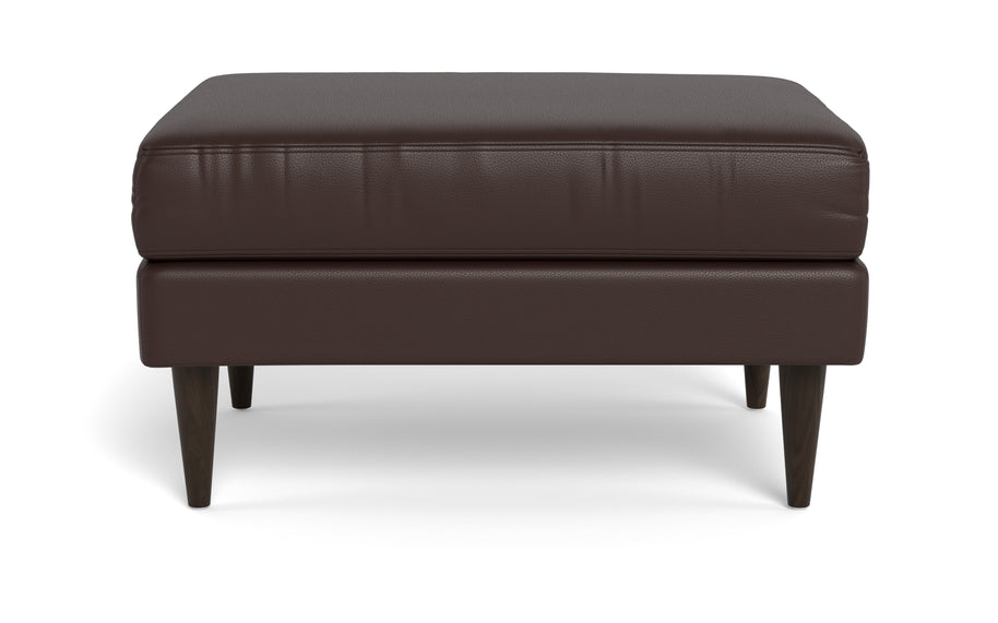 Maverick Leather Ottoman-Leather Sofa-Tribeca Quarry Leather-MAK Modern