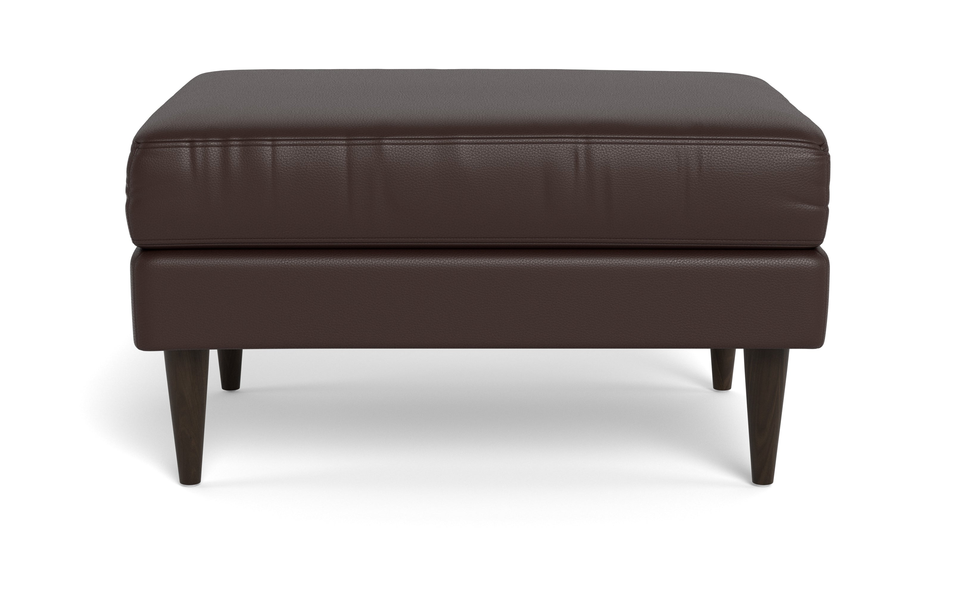 Maverick Leather Ottoman-Leather Sofa-Tribeca Quarry Leather-MAK Modern